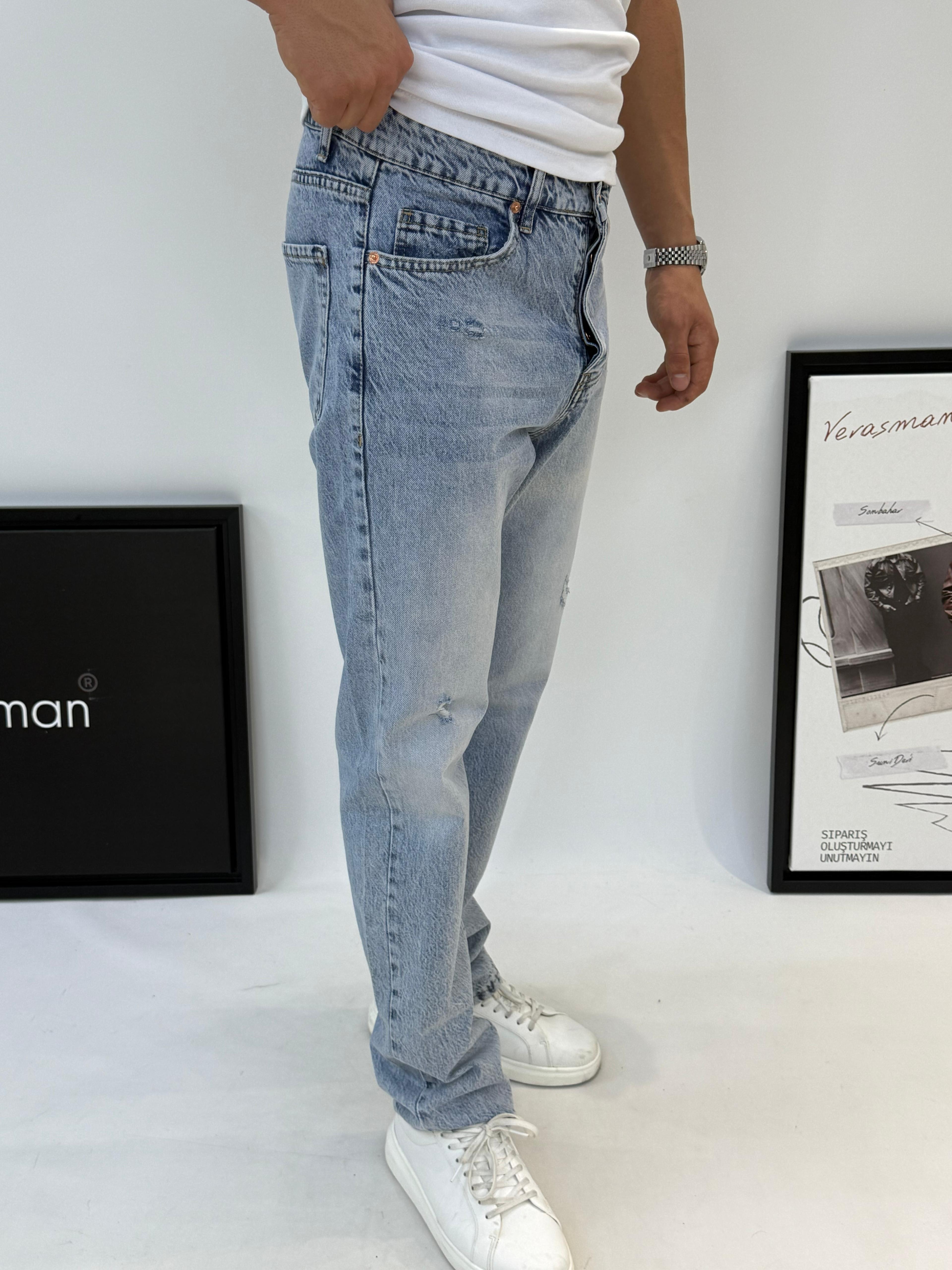 WE11 REGULAR KESİM MAVİ JEAN