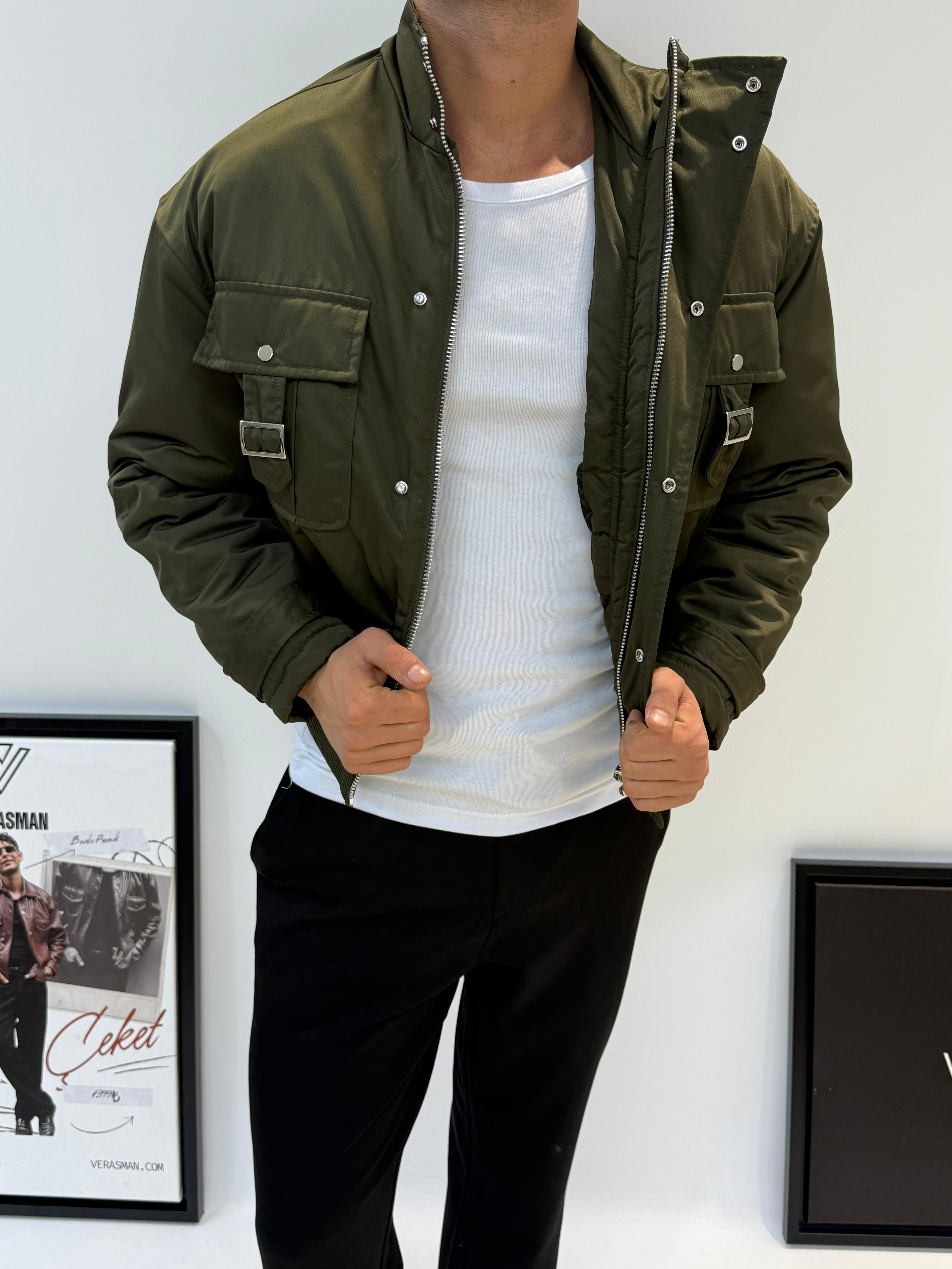 GİESTO BOMBER ÇEKET HAKİ