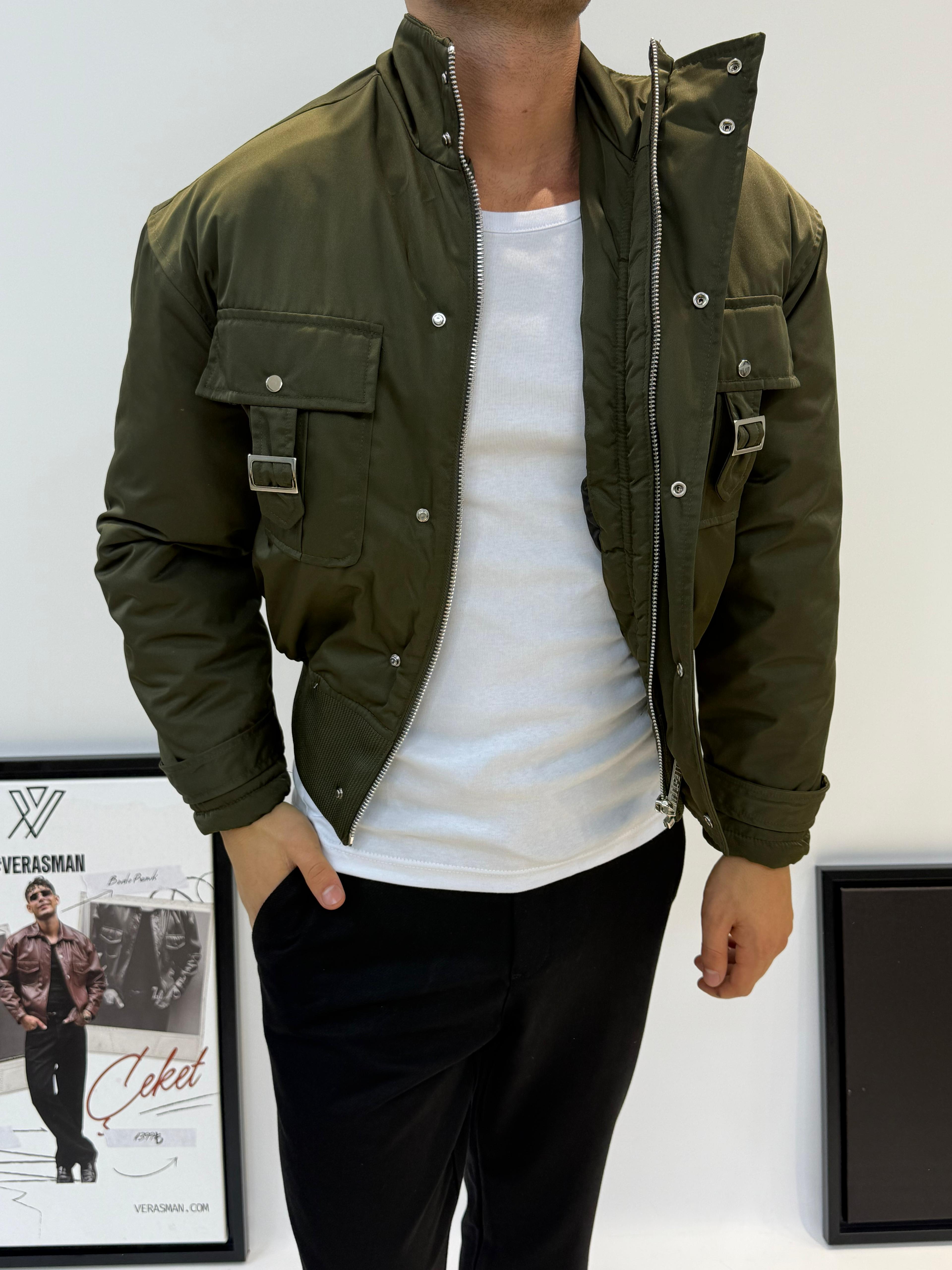 GİESTO BOMBER ÇEKET HAKİ