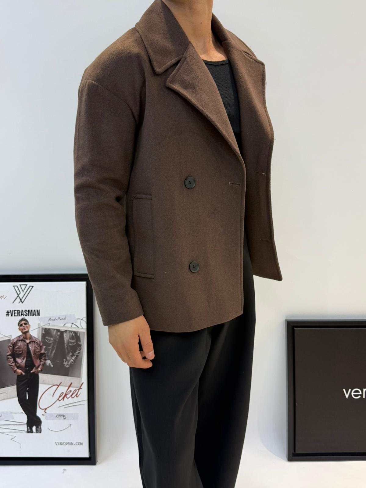 VMS KAŞE KABAN KAHVERENGİ