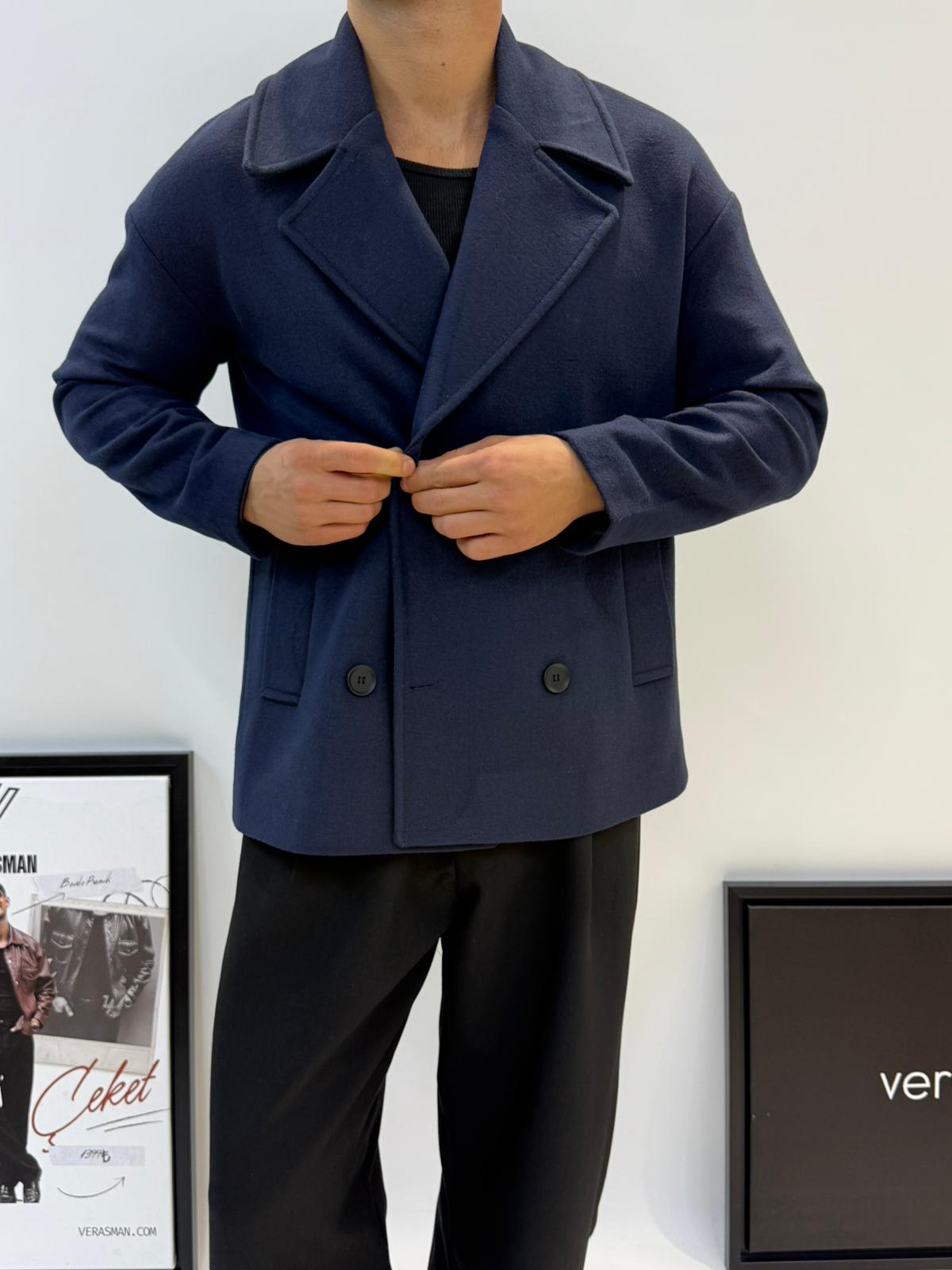 VMS KAŞE KABAN LACİVERT