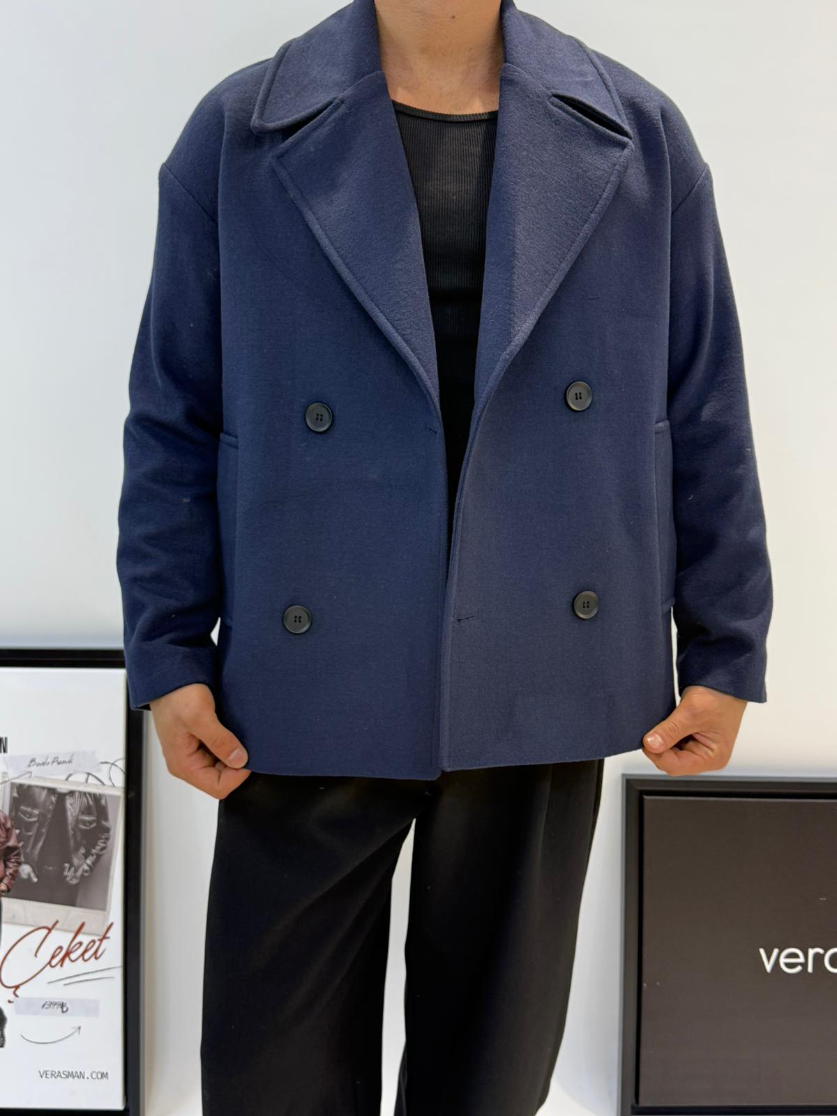 VMS KAŞE KABAN LACİVERT