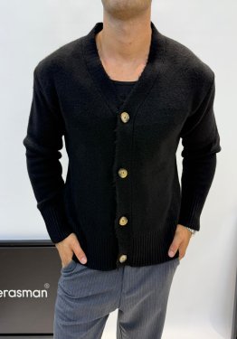 MRKCH OVERSİZE YÜN HIRKA SİYAH