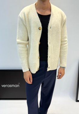 MRKCH OVERSİZE YÜN HIRKA KREM