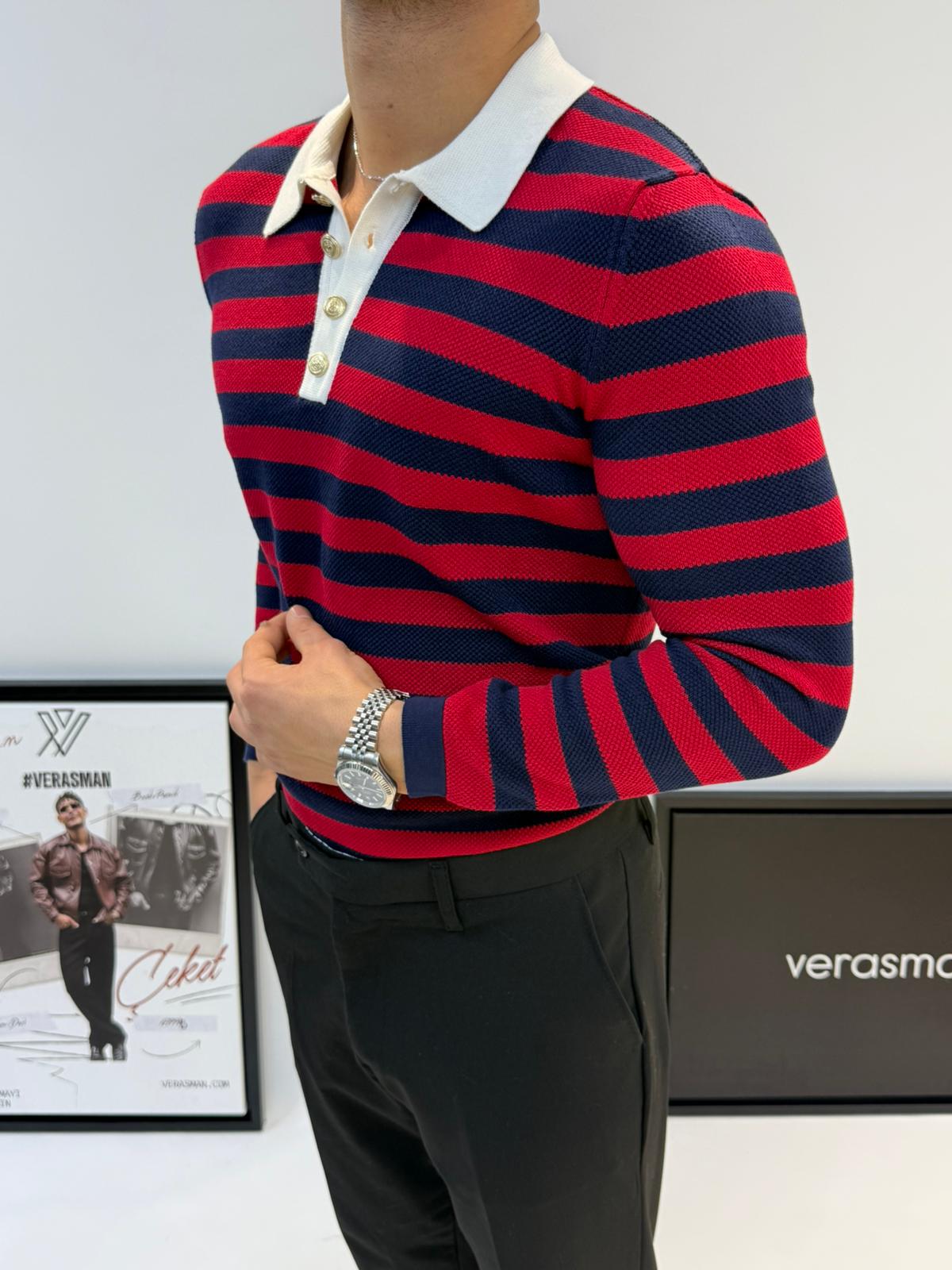 GİESTO OLD MONEY TRİKO POLO YAKA BORDO