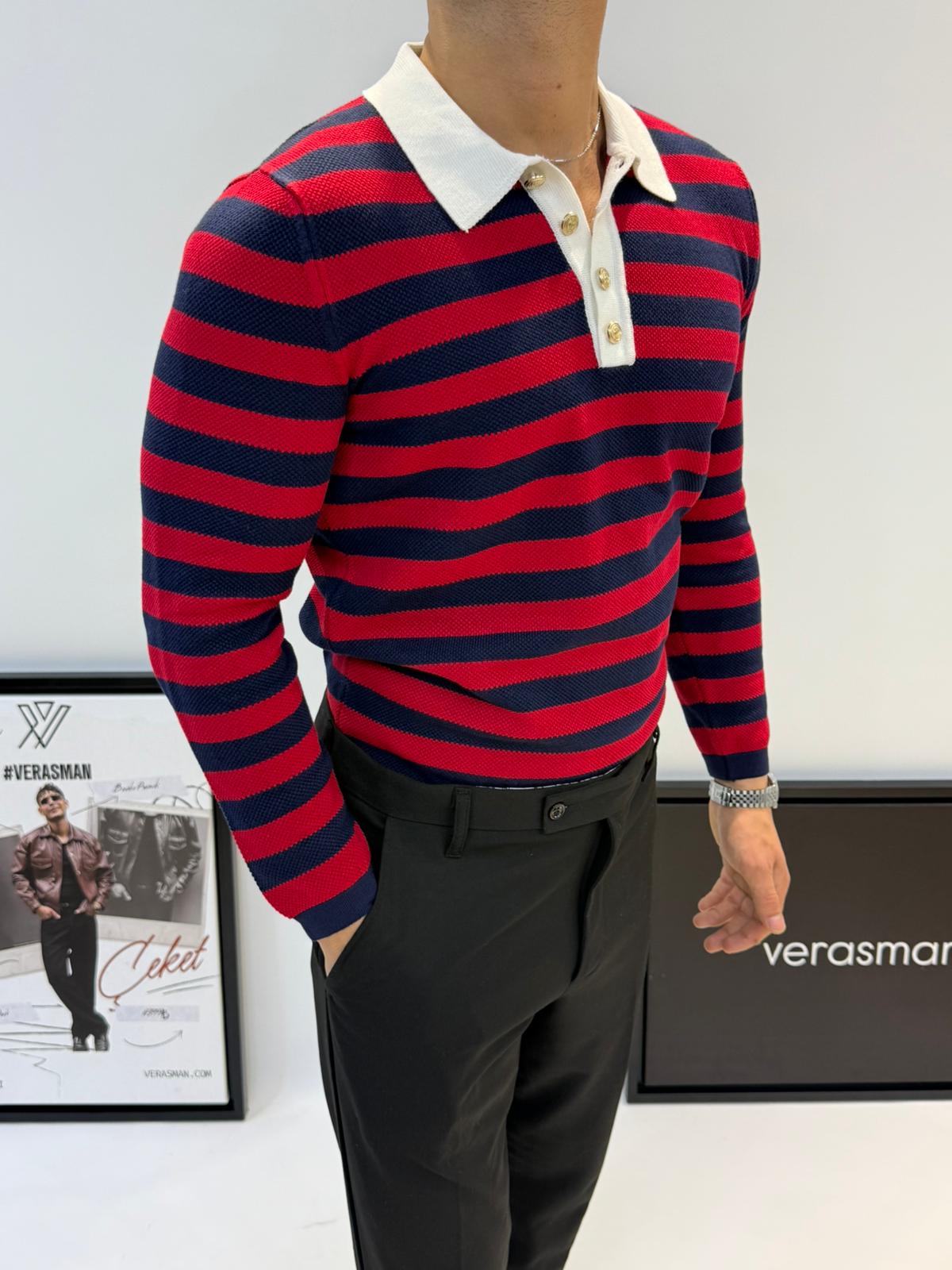 GİESTO OLD MONEY TRİKO POLO YAKA BORDO