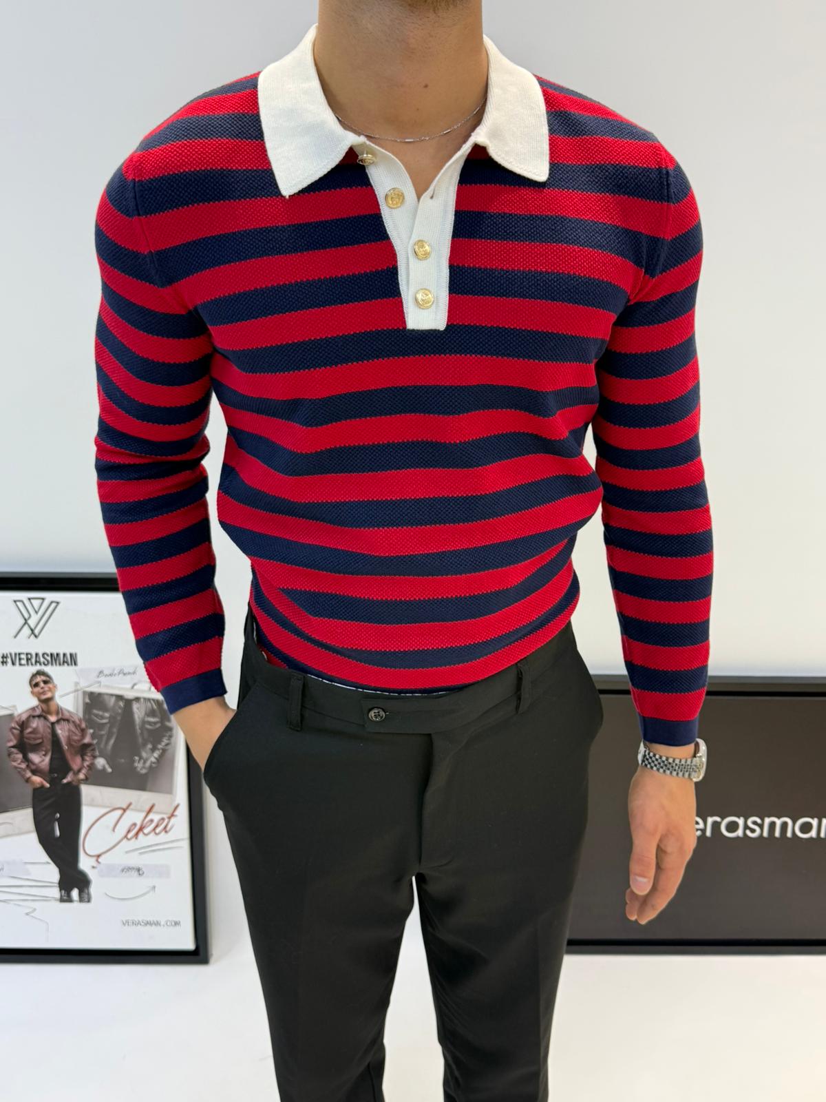 GİESTO OLD MONEY TRİKO POLO YAKA BORDO