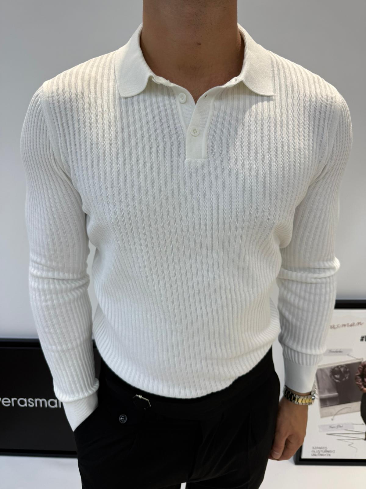 GİESTO ÖRME TRİKO BEYAZ