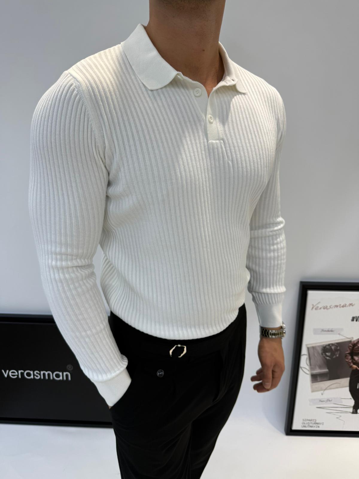 GİESTO ÖRME TRİKO BEYAZ